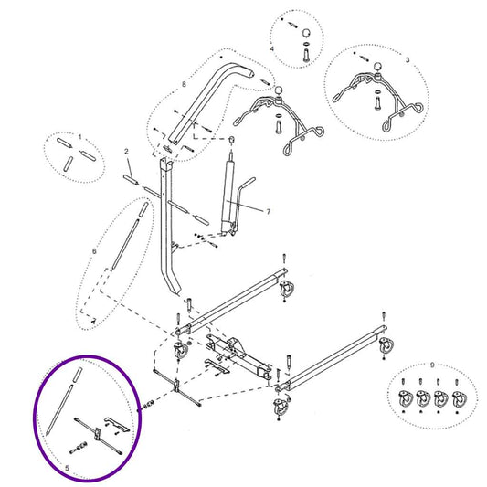 HML400 Spreader Bar Kit, 222-6011 Hoyer