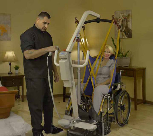 Bestcare PL182 Patient Lift in action