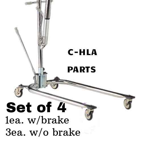 Hoyer C-HLA Caster Wheels, Set of 4 Hoyer