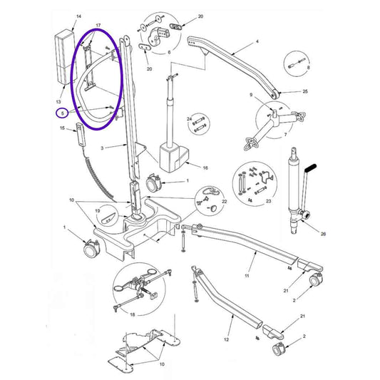 Advance Lift Push Handles Hoyer