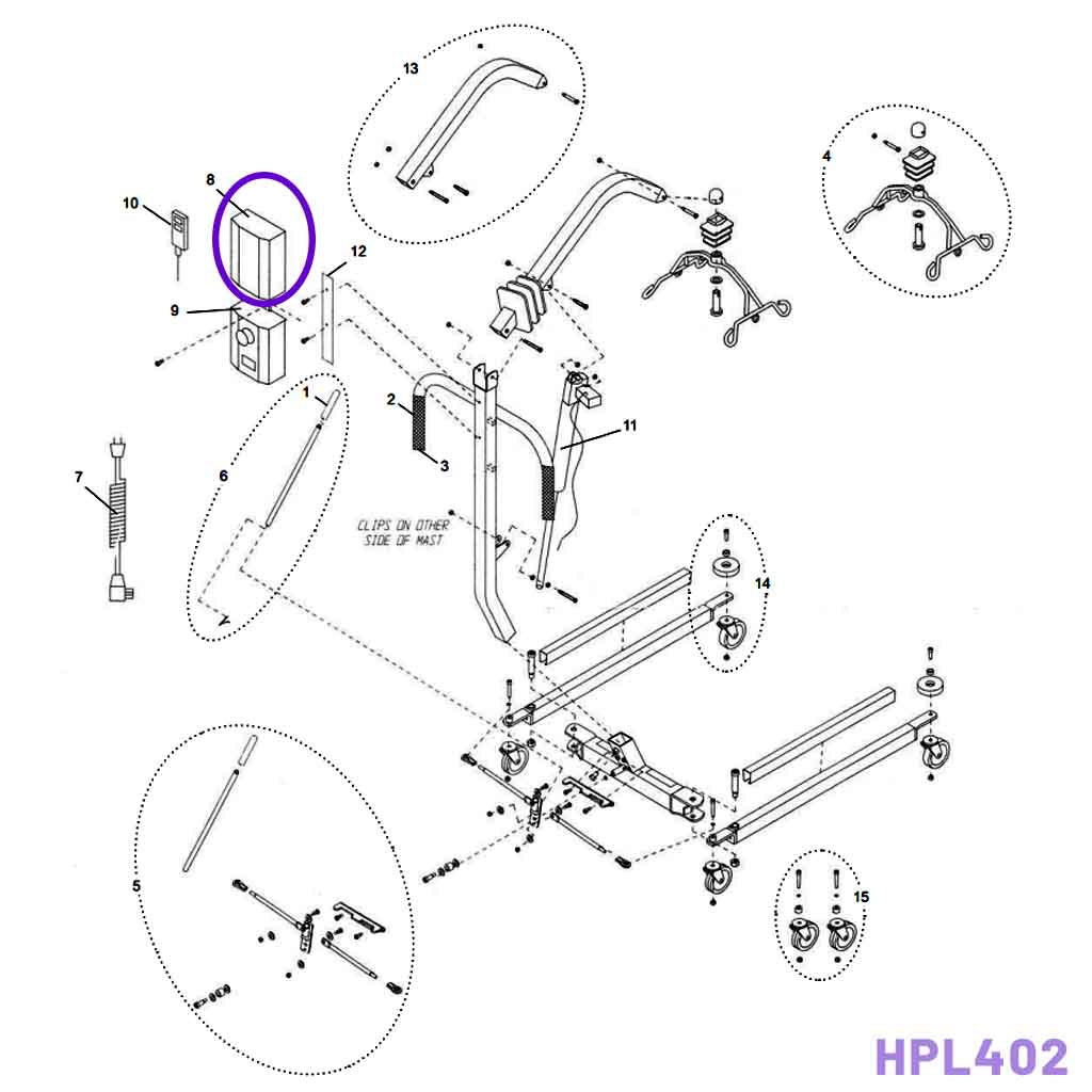 HPL402 Battery, 400-3003 Hoyer