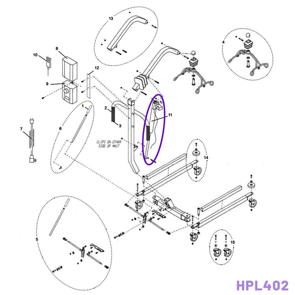 HPL402 Actuator, 400-3404 Hoyer