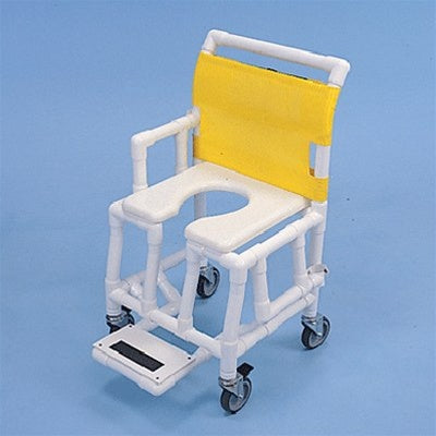 18" PVC Shower Commode Chair healthline