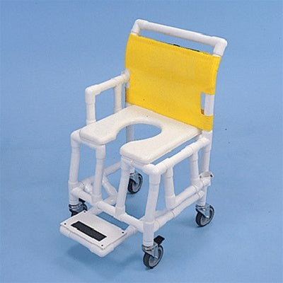 21" PVC Shower Commode Chair healthline