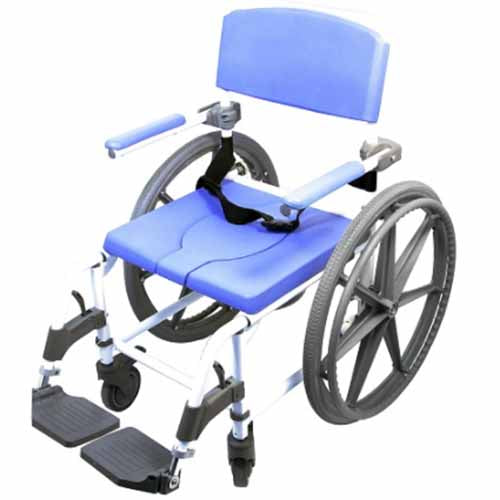 EZee Life Shower Commode Chair on Wheels